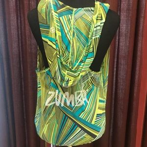Med/Lg Zumba Racerback Hoodie NWOT